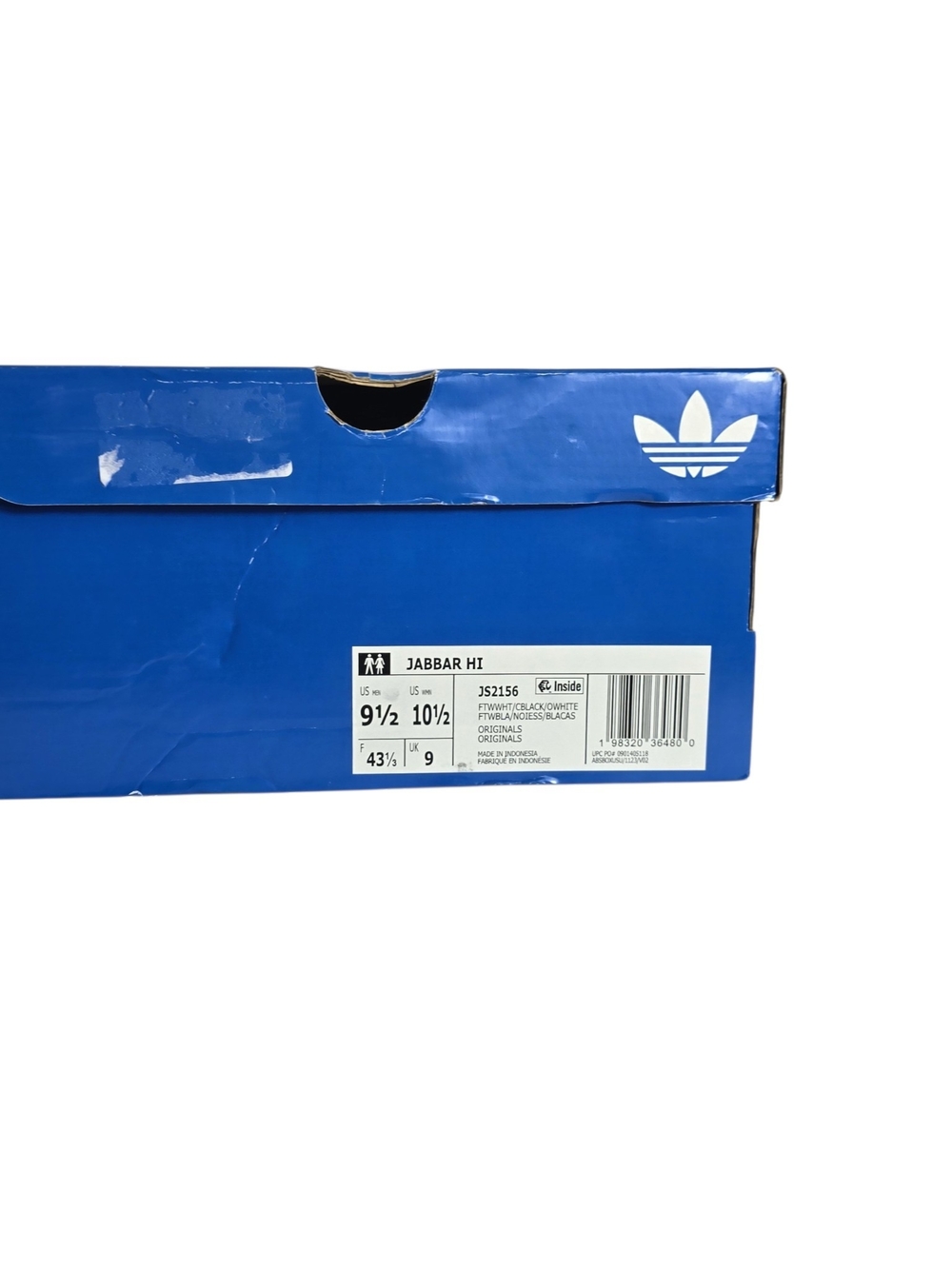 Adidas Jabbar Hi sneakers, Mens Size 9.5 JS2156, in white, black and off white - Picture 14 of 16